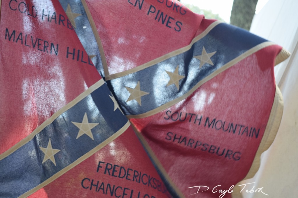 Fort Fisher Reinactment 2015 confederate flag