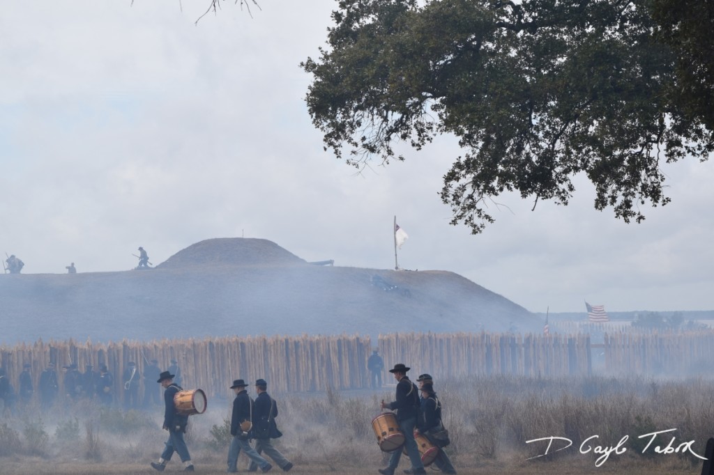 Fort Fisher Reinactment 2015 federal forces fife and drum