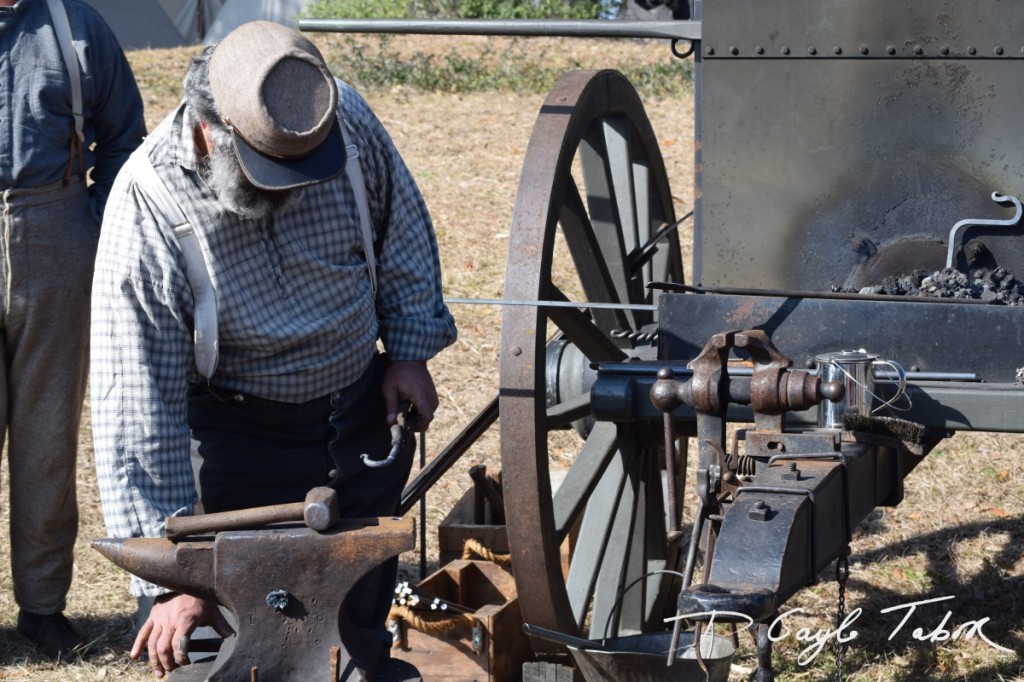 Fort Fisher Reinactment 2015 blacksmith